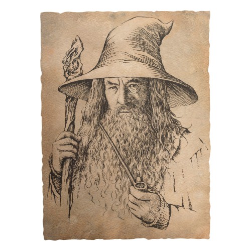 wydruk-sztuki-weta-workshop-gandalf-szary-21x28
