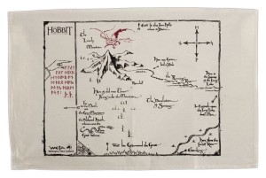 Ręcznik kuchenny The Hobbit Mapa Thror 50 cm x 72 cm