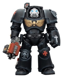Figurka Joy Toy Warhammer 40,000 Black Templars Terminator z Power Fist i Storm Bolter