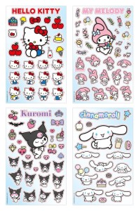 Zestaw Sakami Merchandise Naklejek Sakami Hello Kitty & Friends 04 Basic