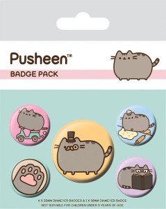 Przypinki Pusheen Pyramid International 5-Pack Fancy