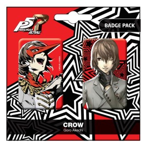 Odznaki Metalowe POPbuddies Persona 5 Crow / Goro Akechi 2-Pack