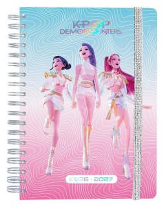 Grupo Erik Notes K-pop Demon Hunters School Diary 2026/2027 A5