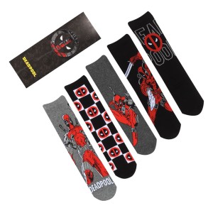 Skarpetki Heroes Inc Deadpool 5-pak L-XL