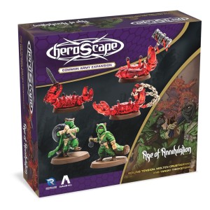 Figurki Renegade Heroscape Molten Crustaceans i Tanuki Tricksters
