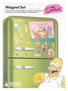 Zestaw Magnesów Grupo Erik The Simpsons Rodzina