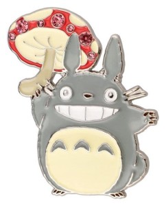 Broszka Metalowa Benelic Mój sąsiad Totoro z Grzybem