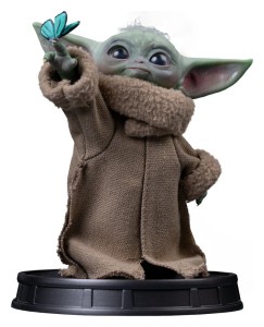 Figurka Statuetka Iron Studios The Mandalorian & Grogu Butterfly Wonder