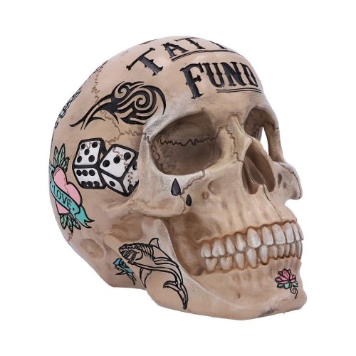Nemesis Now Skarbonka Skull Tattoo Fund