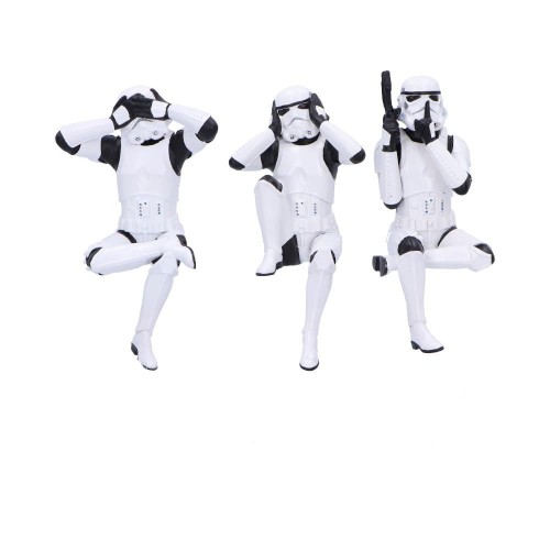 Figurki Nemesis Now Stormtrooper Three Wise Sitting Stormtroopers 11 cm