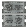 FaNaTtik Replika Resident Evil 4 1/1 Metal Exclusive Upgrade Ticket