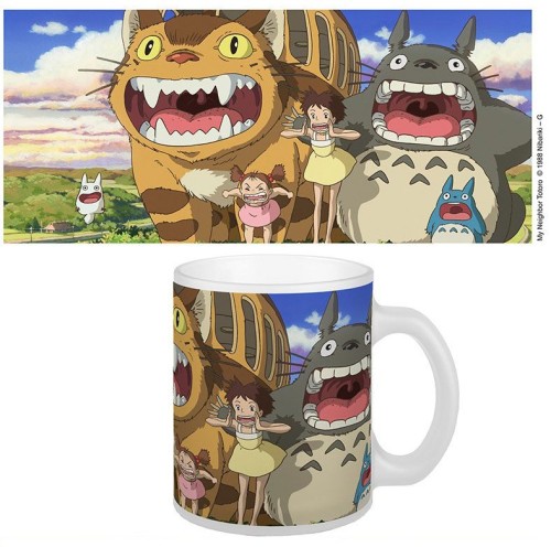 Kubek Semic Studio Ghibli Nekobus & Totoro