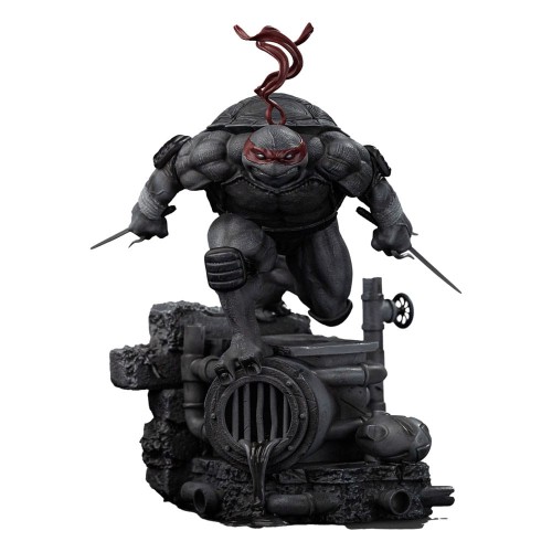 Teenage Mutant Ninja Turtles Art Scale Statue 1/10 Raphael Black and White Variant 26 cm