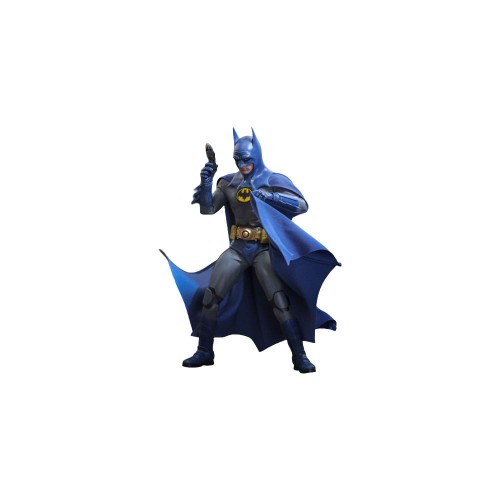 The Flash Movie Masterpiece Action Figure 1/6 Batman Blue & Grey Suit Limited Edition Hot Toys Exclusive 30 cm