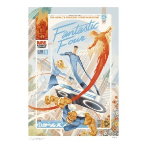 Art Print Sideshow Collectibles Marvel Fantastic Four 61 x 41 cm