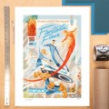 Art Print Marvel Fantastic Four Sideshow Collectibles 61 x 41 cm