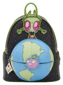 Mini plecak Nickelodeon Invader Zim Loungefly 23x12x27 cm