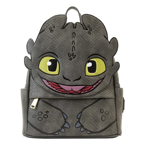 Plecak Loungefly Jak wytresować smoka Toothless 23 x 25 cm