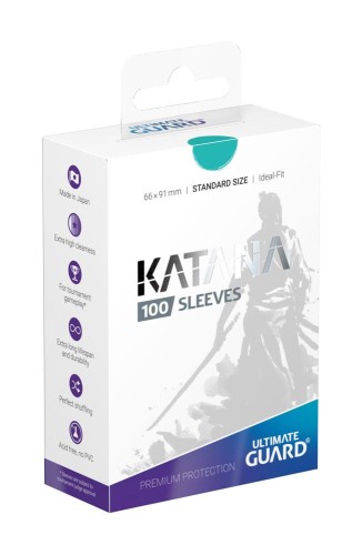 Koszulki Katana Ultimate Guard Standard Size 100 Turquoise