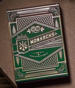 Karty do gry Theory11 Monarch Green 52 szt.