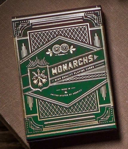 Theory11 Theory 11 Playing Cards Monarch Green