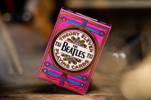 Theory11 The Beatles Playing Cards Pink Version