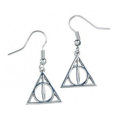 The Carat Shop Harry Potter Deathly Hallows Earrings (silver plated)