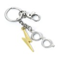 The Carat Shop Harry Potter Keychain Lightening Bolt & Glasses (silver plated)