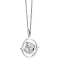 The Carat Shop Harry Potter Necklace & Charm Time Turner (Sterling Silver)