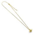 The Carat Shop Harry Potter Necklace Golden Snitch Charm (Golden Tone)