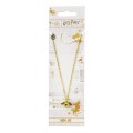 Harry Potter Necklace Golden Snitch Charm (Golden Tone) The Carat Shop