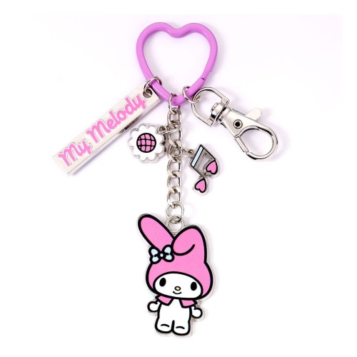 The Carat Shop Hello Kitty Key Chain with My Melody Charms 15 cm