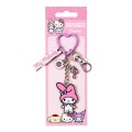 Hello Kitty Key Chain with My Melody Charms The Carat Shop 15 cm