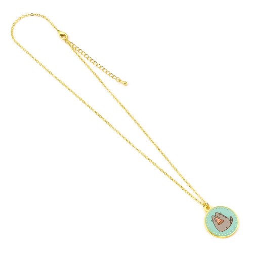 The Carat Shop Pusheen Pendant & Necklace Blue Pizza