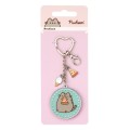 Pusheen Keychain Blue Pizza The Carat Shop