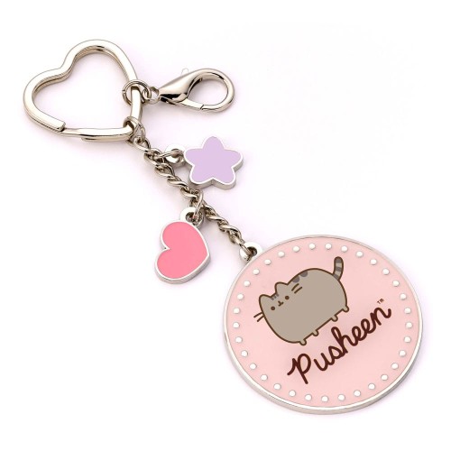 The Carat Shop Pusheen Keychain Pink Name
