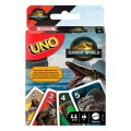 Mattel Jurassic World Rebirth UNO Card Game