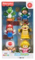 My Mario Little People Collector Mini Figure 6-Pack Mattel 7 cm