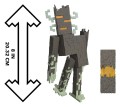 Figurka Minecraft Creaking Mattel 20 cm