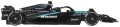 Mattel Formula 1 Hot Wheels Premium Die-Cast Vehicle 1:64 Team Mercedes Benz: Driver 1