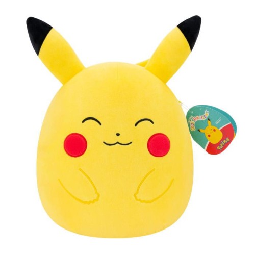 Jazwares Pokémon Squishmallows Plush Figure Happy Pikachu 25 cm