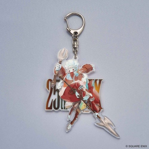 Square-Enix Final Fantasy IX Acrylic Keychain 25th Anniversary Quina & Freija