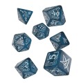 Q Workshop Call of Cthulhu Dice Set Abyssal & White (7)