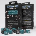 Crosshairs Compact D6 Dice Set Stormy&Black (20) Q Workshop