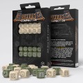 Fortress Compact D6 Dice Set Beige&Olive (20) Q Workshop