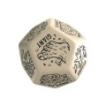Q Workshop Viridian Jumbo Dice Monster Generator Die D12 Beige