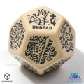 Q Workshop Viridian Jumbo Dice Monster Generator Die D12 Beige