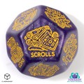 Viridian Jumbo Dice Treasure Generator Die D12 Shimmering Purple Q Workshop