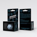 Q Workshop Viridian Jumbo Dice Weather Generator Die D12 Blue