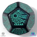Viridian Jumbo Dice Weather Generator Die D12 Turquise Q Workshop
